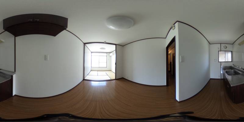 パノラマ画像キッチン
