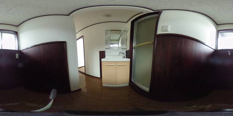 パノラマ画像洗面所