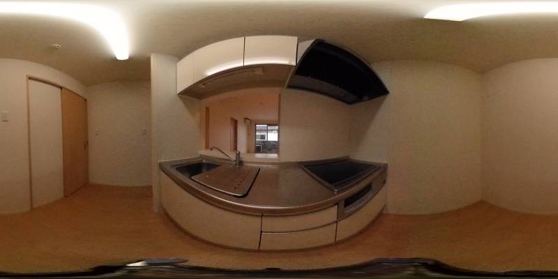 パノラマ画像キッチン