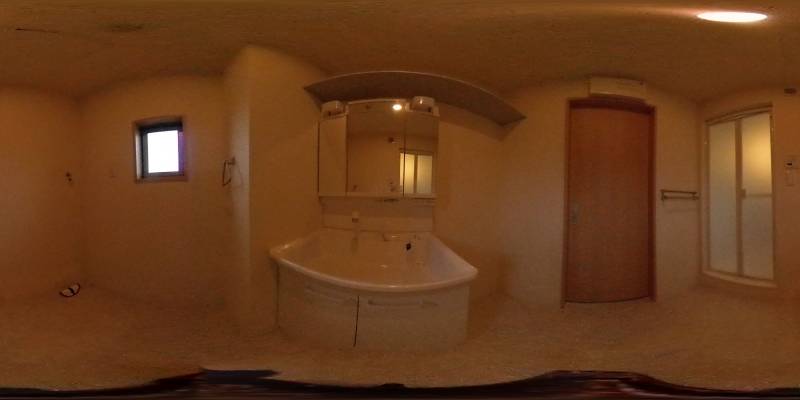 パノラマ画像洗面所