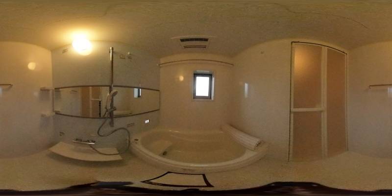 パノラマ画像バスルーム