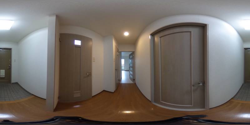 パノラマ画像玄関