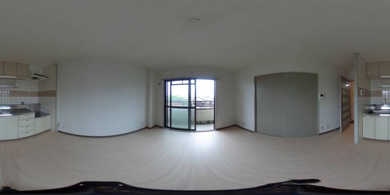 パノラマ画像リビング