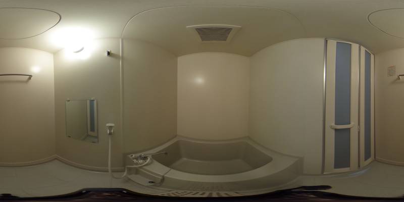 パノラマ画像バスルーム