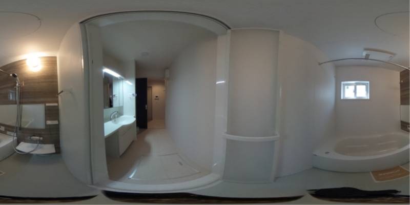 パノラマ画像バスルーム