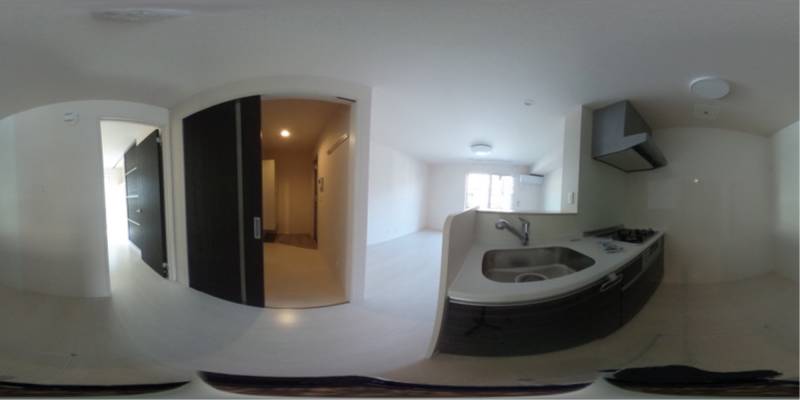 パノラマ画像キッチン