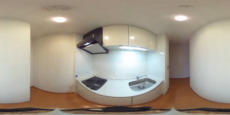 パノラマ画像キッチン