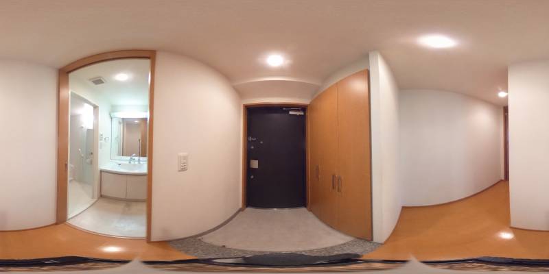 パノラマ画像玄関