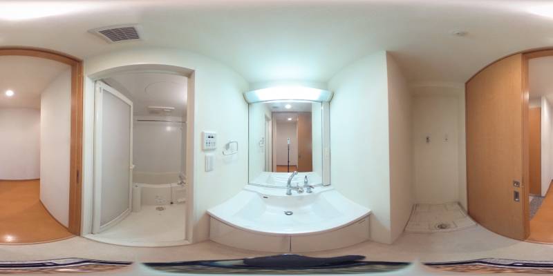 パノラマ画像洗面所