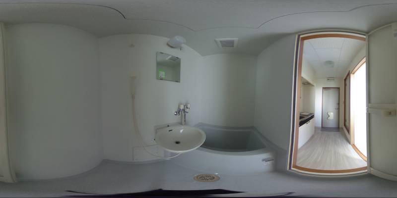 パノラマ画像バスルーム