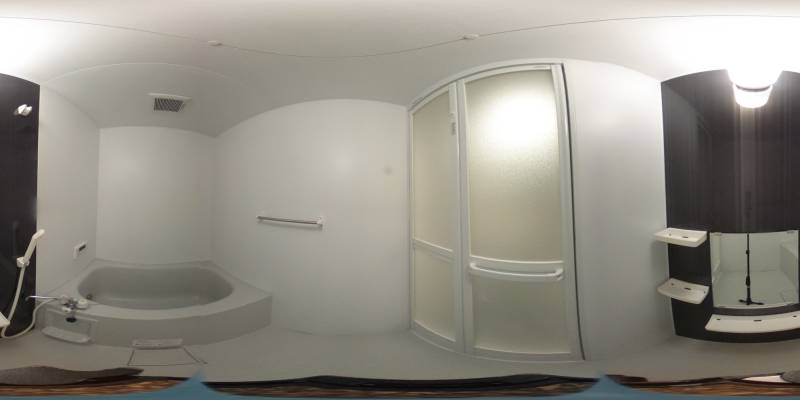 パノラマ画像バスルーム