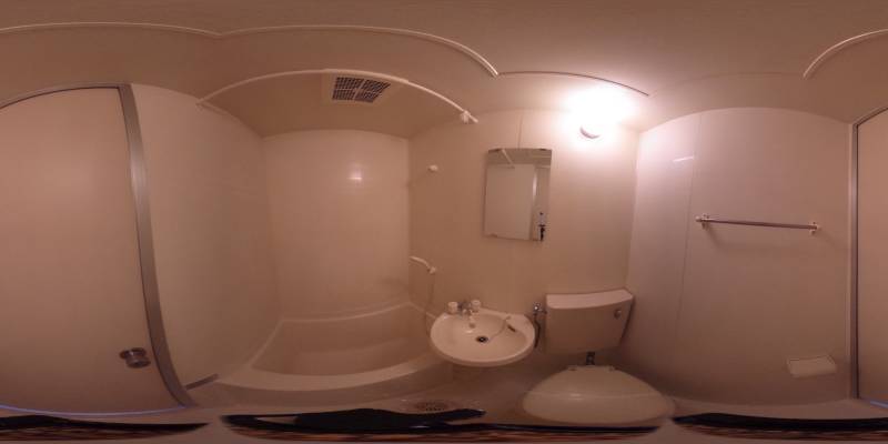 パノラマ画像バスルーム