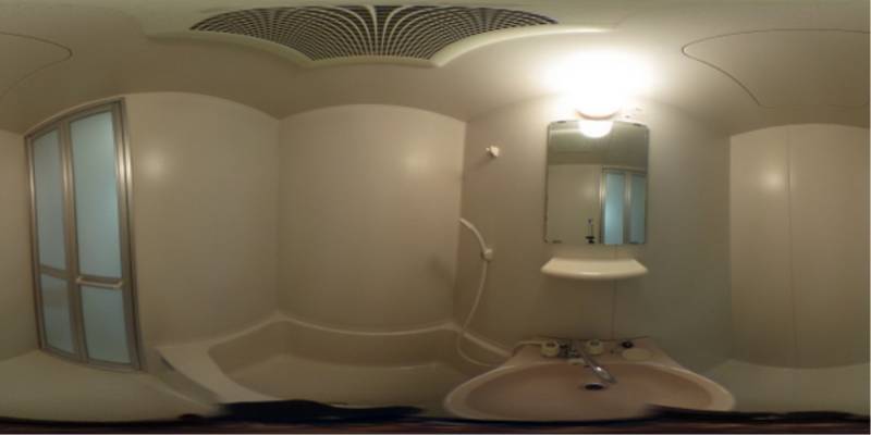 パノラマ画像バスルーム