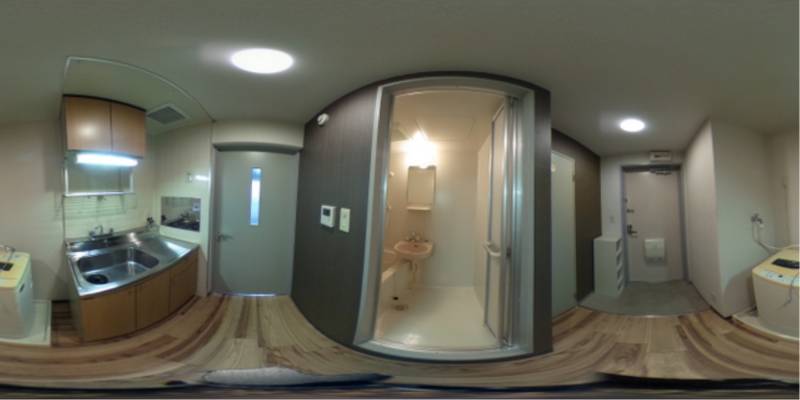 パノラマ画像洋室