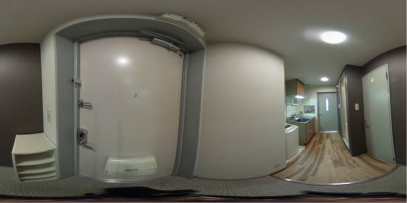 パノラマ画像玄関