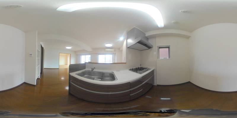 パノラマ画像キッチン