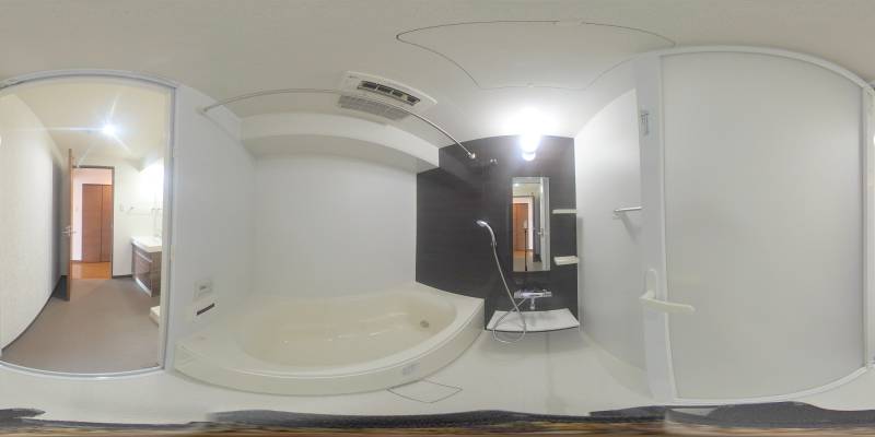 パノラマ画像バスルーム