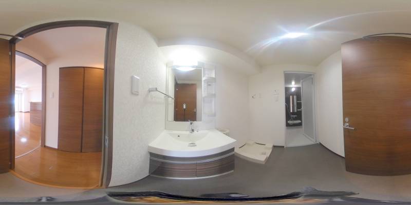 パノラマ画像洗面所