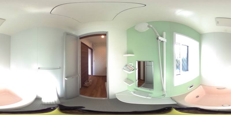 パノラマ画像バスルーム