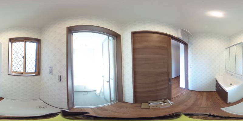 パノラマ画像洗面所