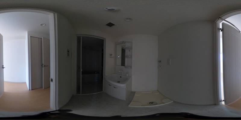 パノラマ画像洗面所