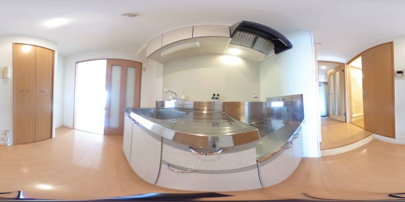 パノラマ画像キッチン