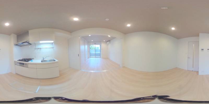 パノラマ画像キッチン