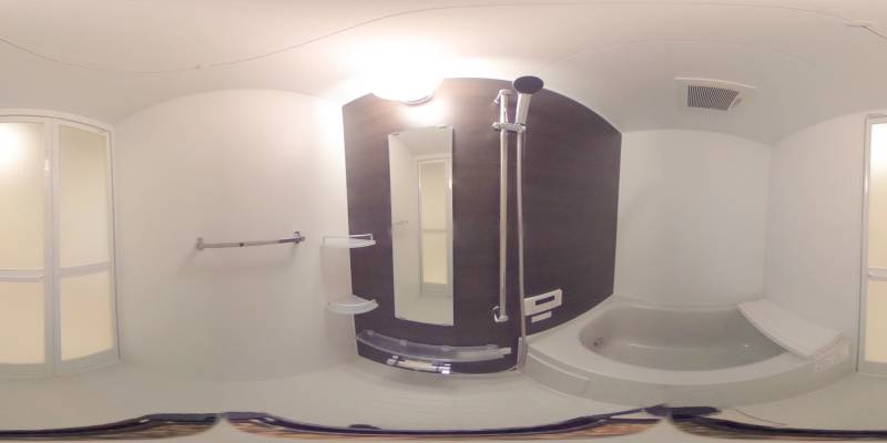 パノラマ画像バスルーム