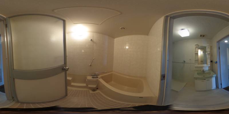 パノラマ画像バスルーム