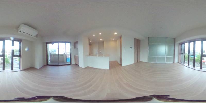 パノラマ画像リビング