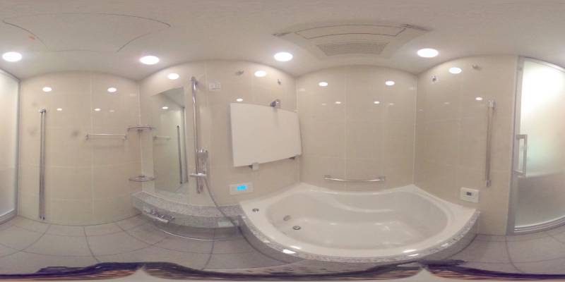 パノラマ画像バスルーム