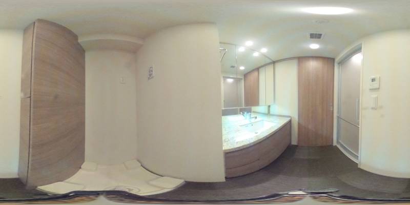 パノラマ画像洗面所