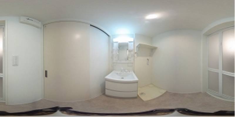 パノラマ画像洗面所