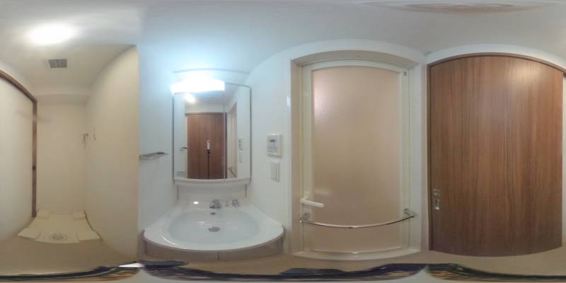 パノラマ画像洗面所