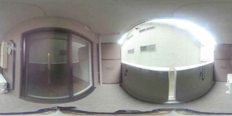 パノラマ画像バルコニー