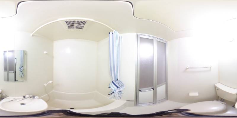 パノラマ画像バスルーム