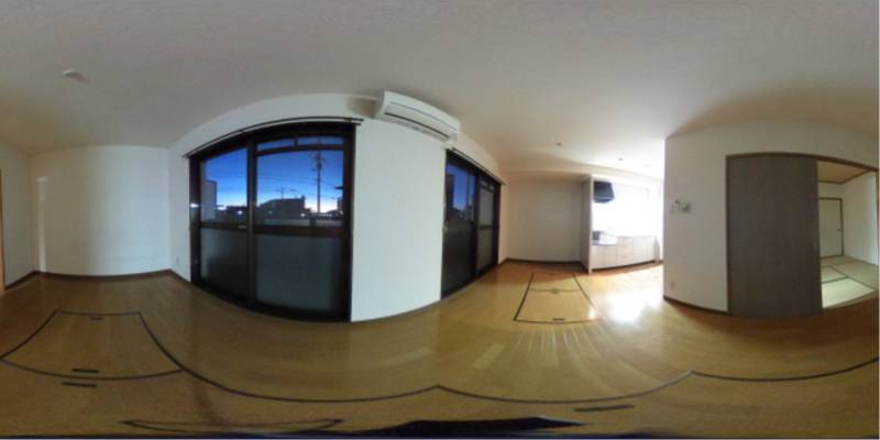 パノラマ画像リビング