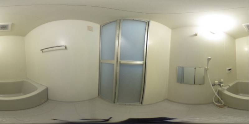 パノラマ画像バスルーム