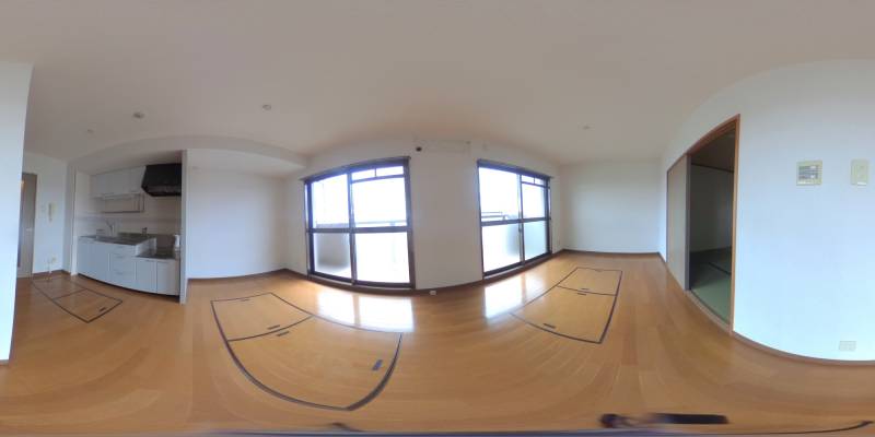 パノラマ画像リビング