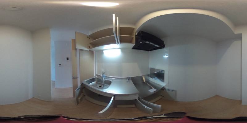 パノラマ画像キッチン