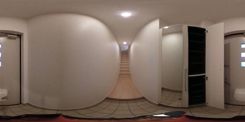 パノラマ画像玄関