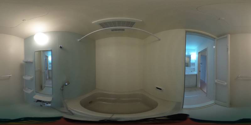 パノラマ画像バスルーム