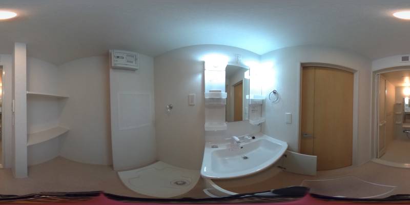 パノラマ画像洗面所