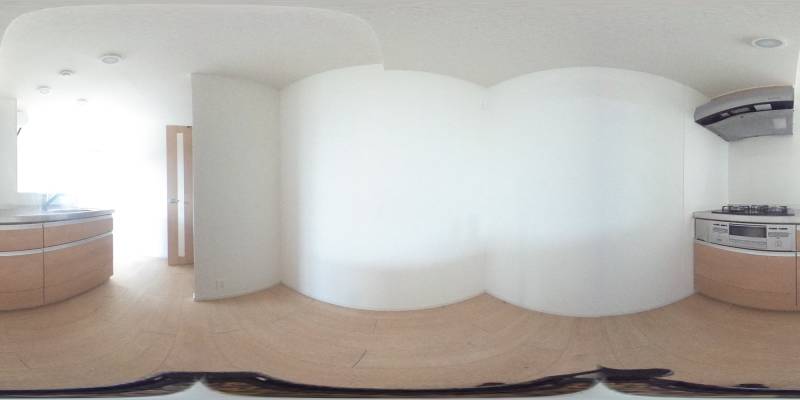 パノラマ画像キッチン