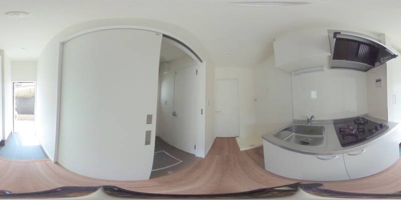 パノラマ画像キッチン