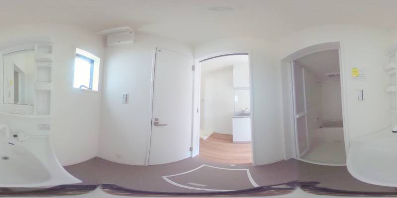 パノラマ画像洗面所