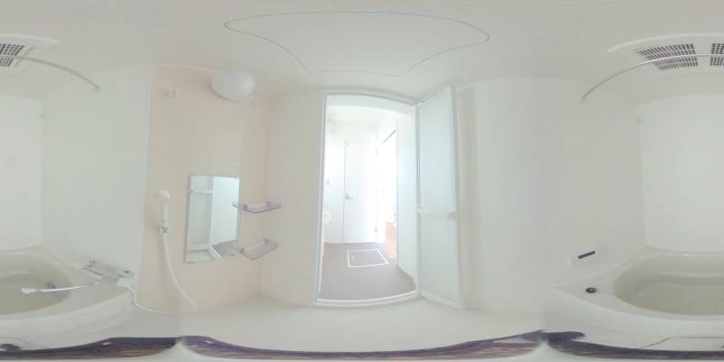 パノラマ画像バスルーム