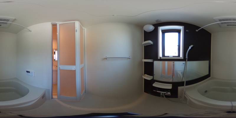 パノラマ画像バスルーム