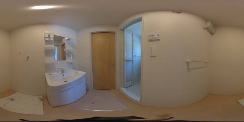 パノラマ画像洗面所