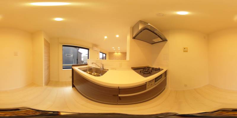 パノラマ画像キッチン